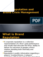 Brand Crisis Management