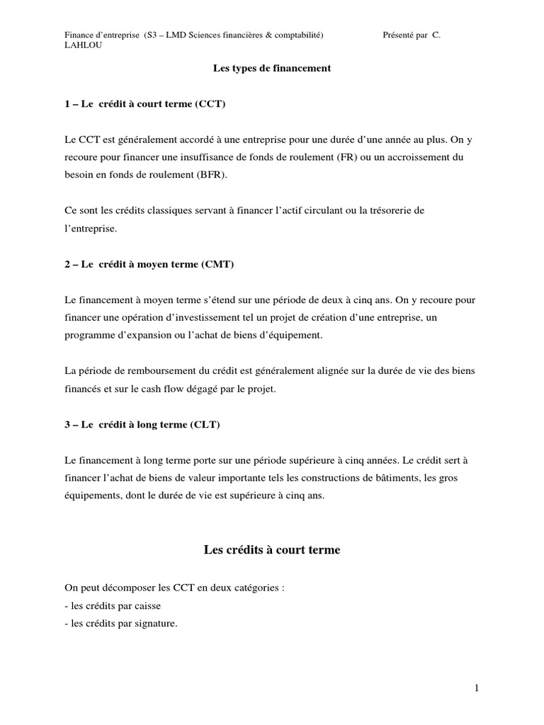 lettre de crédit
