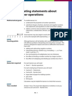 N2 - Evaluating Statements About Number Operations