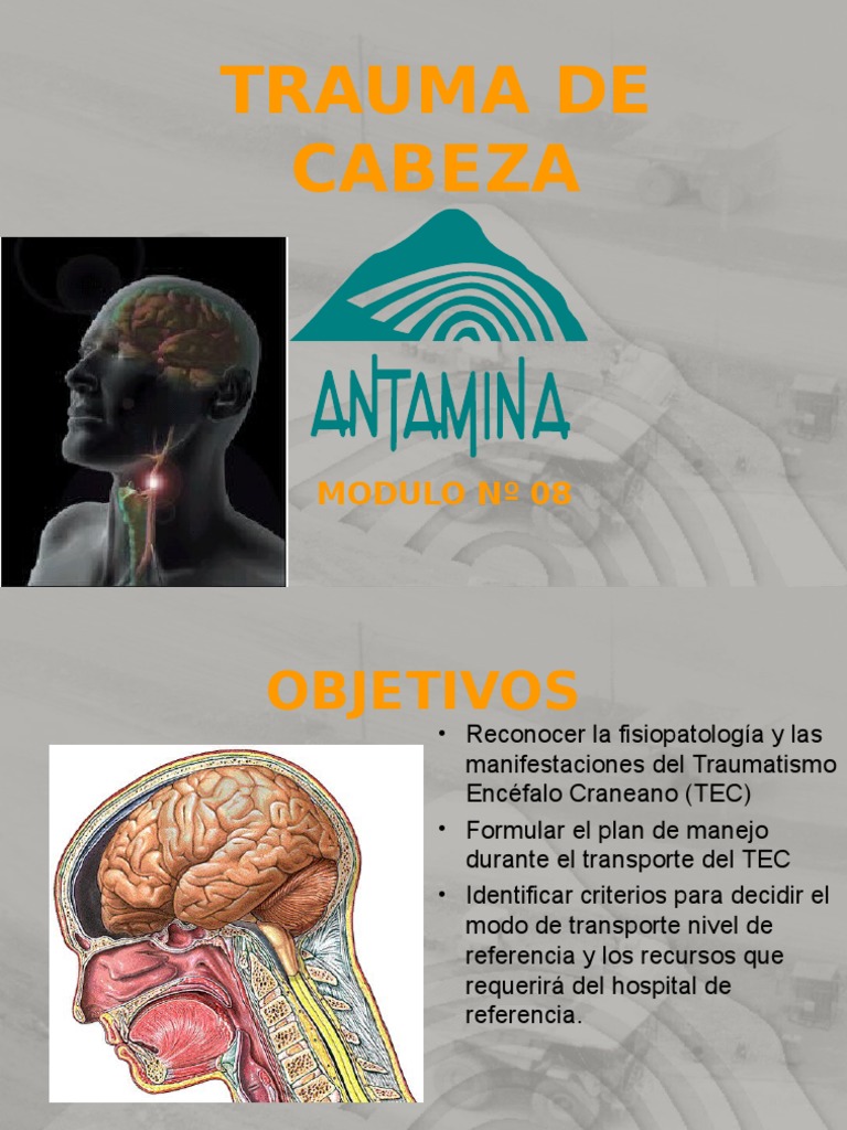 Trauma de Cabeza | Lesión | Cerebro