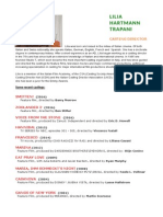 Lilia Trapani Hartman CV 2015