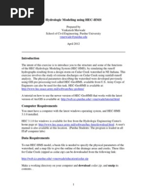 hec-hms 3.1.0