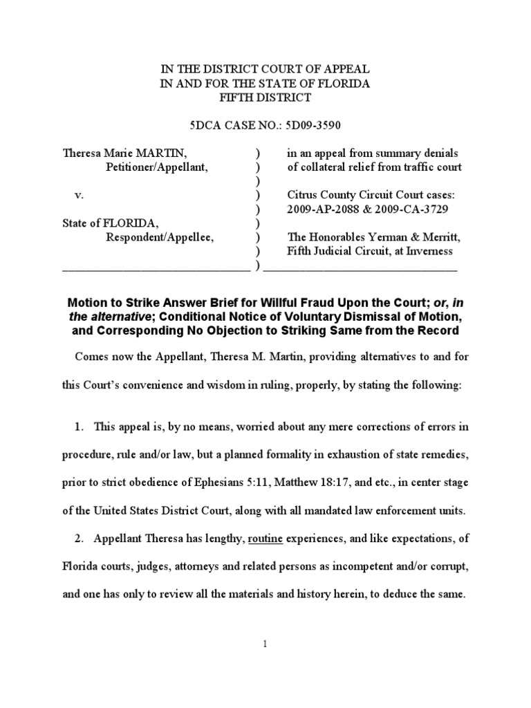 093590 Motion to Strike Appeal Fraud Free 30day Trial Scribd