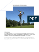 Electrificacion Urbana y Rural Con Imagenes