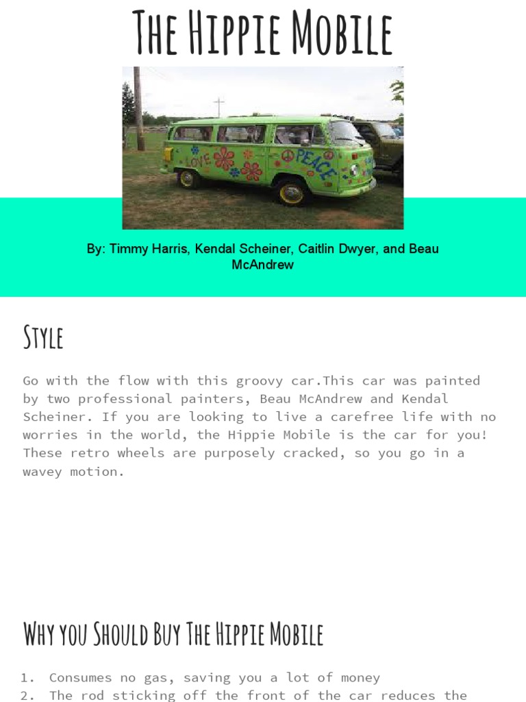 The Hippie Mobile | PDF