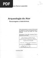  Arqueologia Do Ator