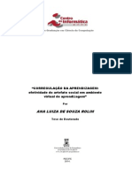 Corregulação Da Aprendizagem: Efetividade Do Artefato Social em Ambiente Virtual de Aprendizagem