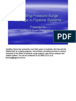 Avoiding Pressure Surge Damage in Pipeline Systems