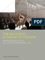 The Aesthetic Economy of Fashion (Dress, - Entwistle, Joanne