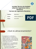 Tipos de Almacenamiento