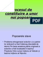 Procesul de Constituire A Unor Noi Popoare