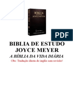 Biblia de Estudo Joyce Mayer