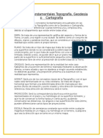 Conceptos Fundamentales Topografía