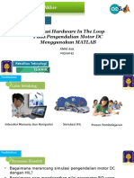 Hardware in The Loop Motor DC
