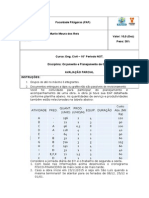 Parcial Planejamento e Orçamento de Obras 10