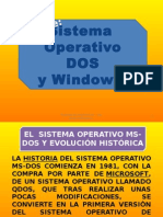 El Sistema Operativo Ms-Dos y Evolución Histórica