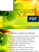 Gereja Yang Katolik Dan Apostolik