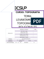 Informe 1 Topografia Tecsup Poligonal