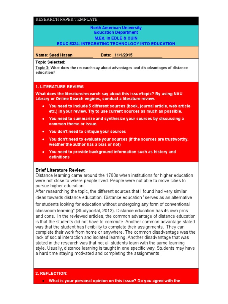 Advantages and Disadvantages of Distance Education | PDF | Distance ...