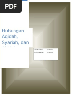 Download Hubungan Aqidah Akhlak dan Syariah by Bayu Defitra SN291516022 doc pdf