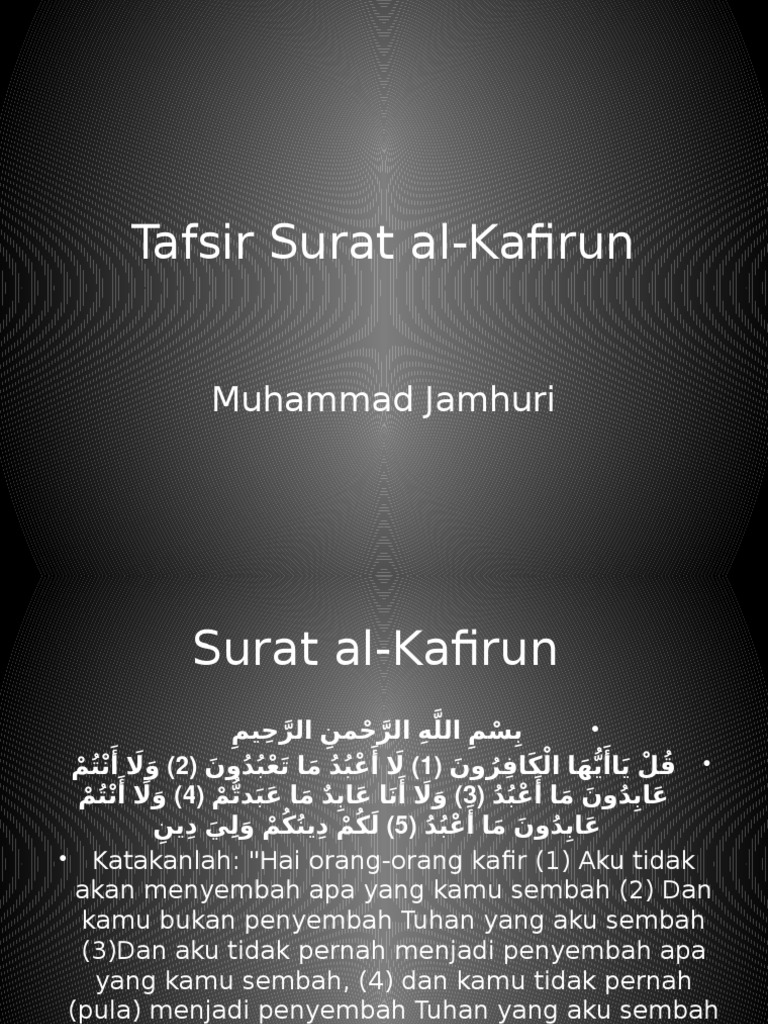 Download 78+ Contoh Surat Surat Al Kafirun Tafsir Web Terbaik Gratis