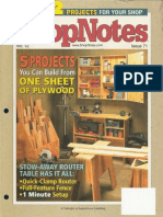 ShopNotes #71 - Projects From 1 Sheet of Plywood