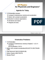 Mechanics For Physicists and Engineers