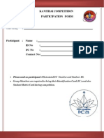 Thamizhar Thirunaal Kavithai Competition Participation Form & Rules and Regulations