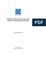 Full Text 01 Stability of Power Systems with Large Amounts of Distributed Generation