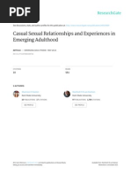 Casual Sexual Relationship and Experiences in Emerging Adulthood