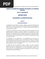 Manual de Derechos Humanos Aplicados a La Funcion Policial