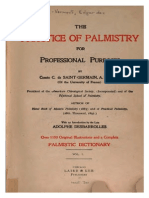 The Practice of Palmistry For Professional Purposes - Counte de Germaine