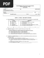 Teste 7 2º - ciencias