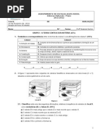 Teste Ciencias 7 3.º