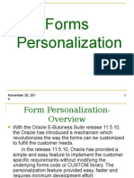 Form Personalization