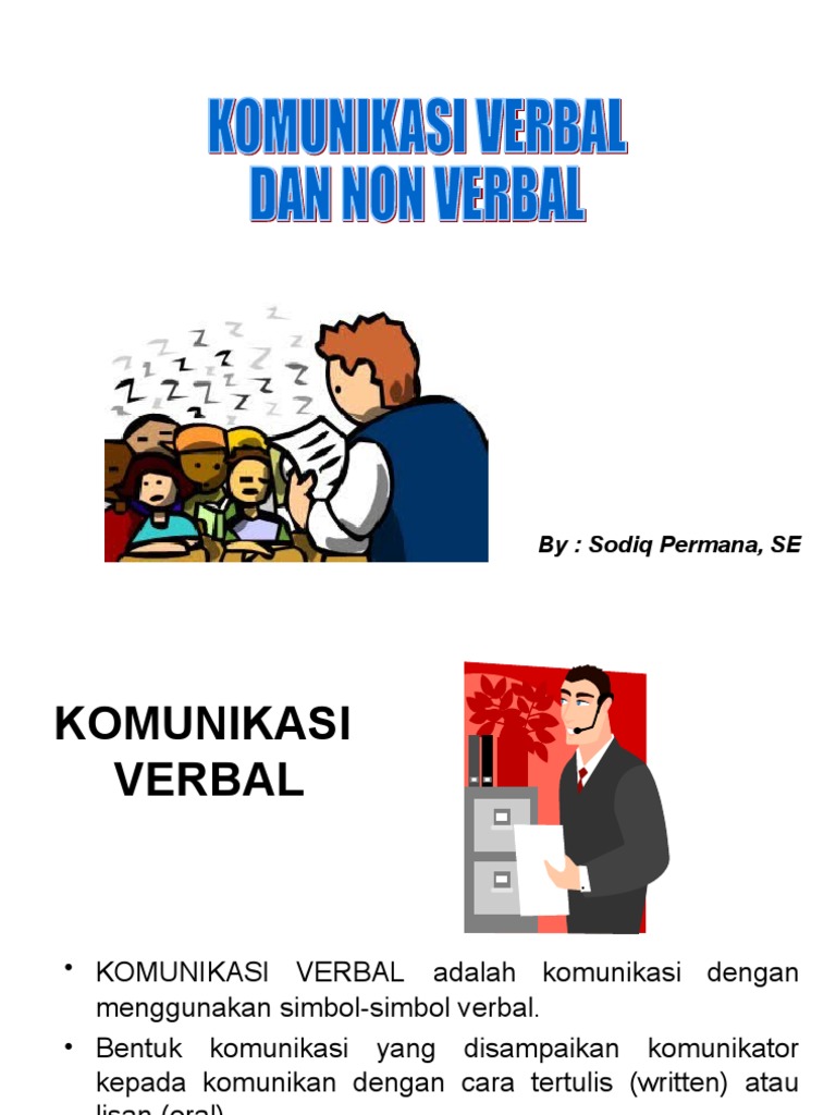 Komunikasi Verbal Dan Nonverbal