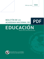 Boletin de la Academia Nacional de Educacion, Número 100 Nov 2015