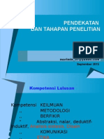 Pendekatan Dan Tahapan Penelitian