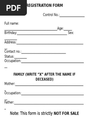 Registration Form