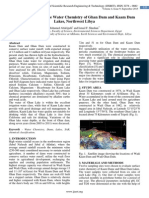 Assessment of Surface Water Chemistry of Ghan Dam and Kaam Dam Lakes, Northwest Libya