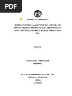 Download Hubungan IMT Dengan Hipertensi by rayyanzubaidi SN291550033 doc pdf