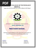 Oriental College of Technology Bhopal: Major Project Synopsis