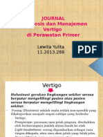 -Journal Diagnosis & Manajemen Vertigo Di Perawatan Primer