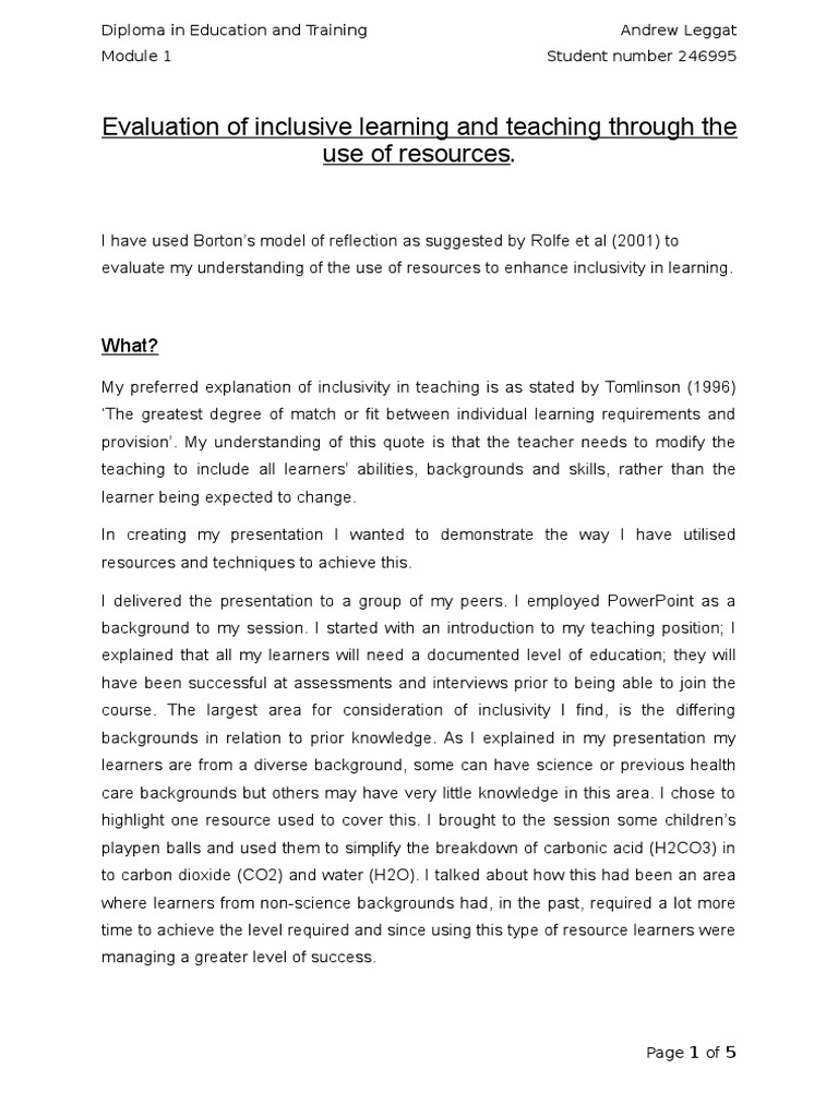 Enhancing Inclusivity in Education | PDF | Educational Assessment ...