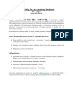 Internship For Accounts - Keystone Land Developments PDF