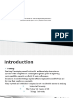 A Decision Model For Outsourcing Training Functions