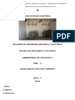 Informe de Laboratorio de Circuitos II - Subestacion Electrica