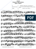 Sevcik School of Violin Technique Op1 Book3