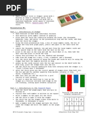 MF-65 Printable Stamp Game Instructions