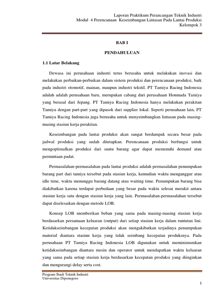 Line Balancing | PDF